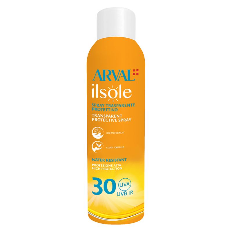 ARVAL SPF 30 solar spray listed on Sensation Profumerie